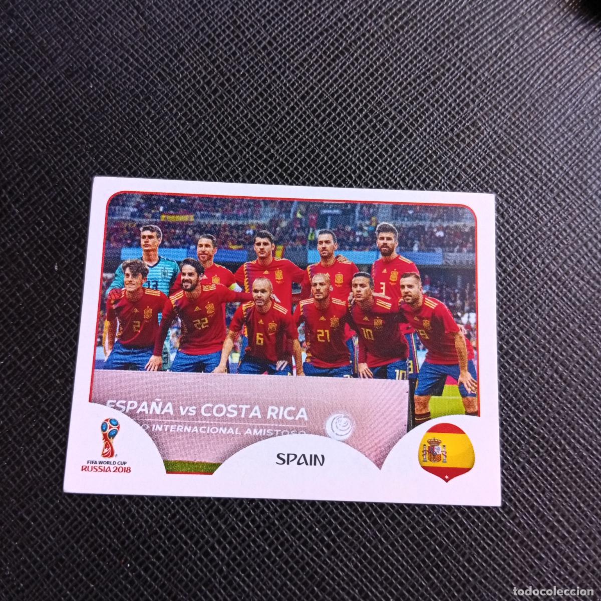 Cartes &agrave; collectionner de Football: 133 ALINEACION ESPA&Ntilde;A PANINI MUNDIAL RUSIA 2018 CROMO FUTBOL 18 - SIN PEGAR - /CJ2 ..