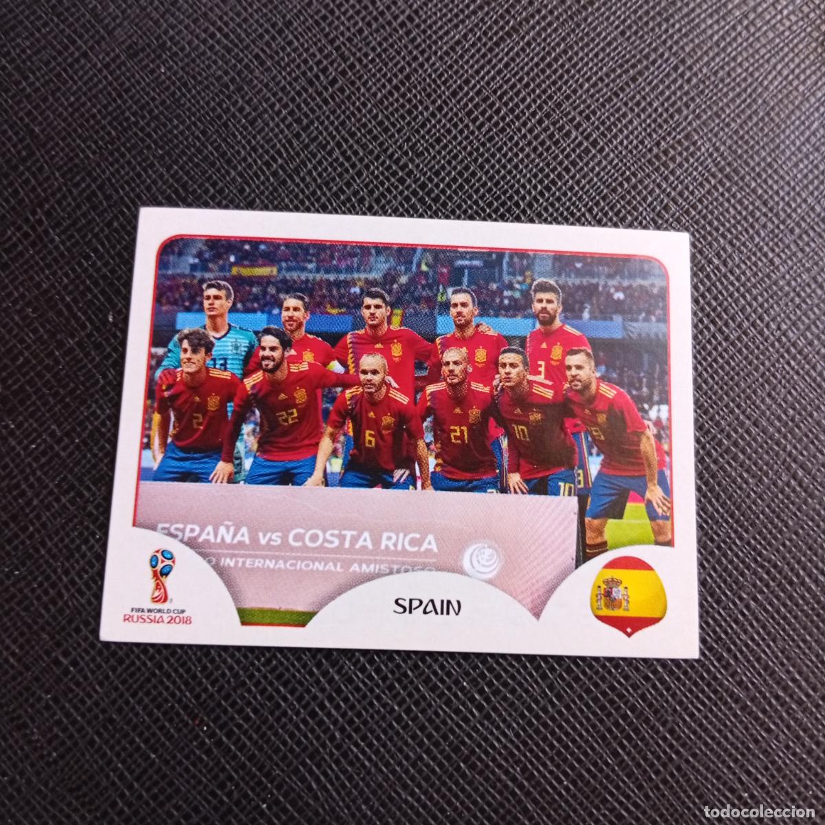 Cartes &agrave; collectionner de Football: 133 ALINEACION ESPA&Ntilde;A PANINI MUNDIAL RUSIA 2018 CROMO FUTBOL 18 - SIN PEGAR - /CJ2 ..