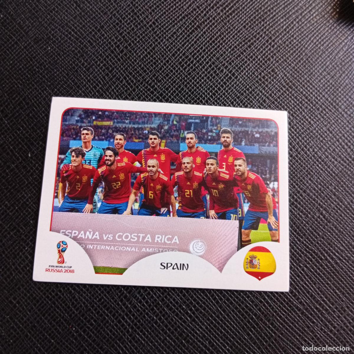 Cartes &agrave; collectionner de Football: 133 ALINEACION ESPA&Ntilde;A PANINI MUNDIAL RUSIA 2018 CROMO FUTBOL 18 - SIN PEGAR - /CJ2 ...