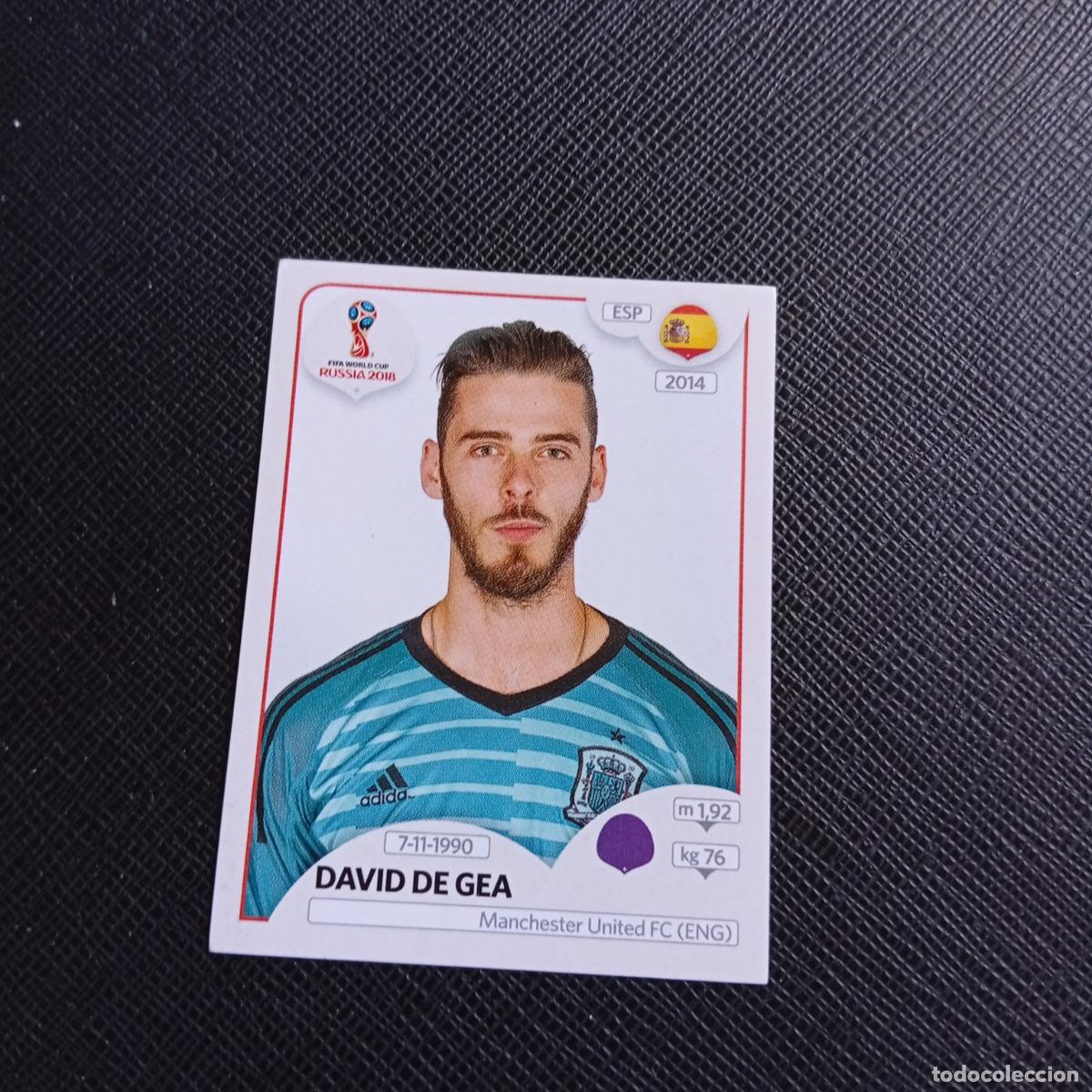 Cartes &agrave; collectionner de Football: 134 DE GEA ESPA&Ntilde;A PANINI MUNDIAL RUSIA 2018 CROMO FUTBOL 18 - SIN PEGAR - /CJ2