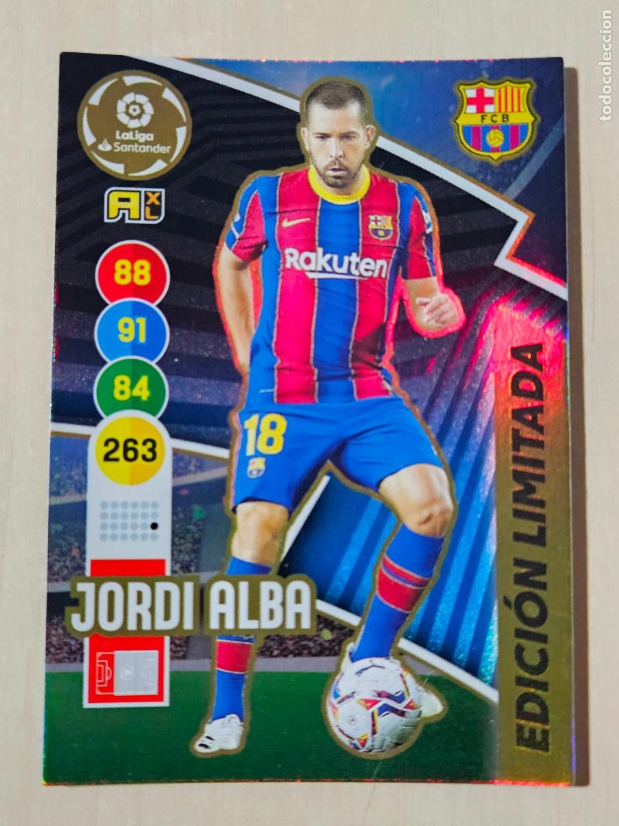 Cartes &agrave; collectionner de Football: FICHA JORDI ALBA - ADRENALYN 20 21 - PANINI 2020 - 21 - CROMO - EDICION LIMITADA