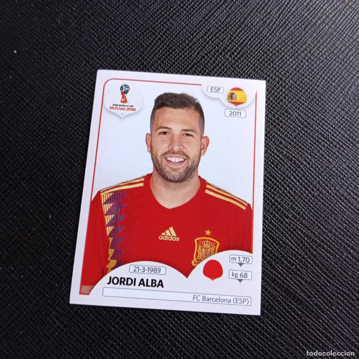 Cartes &agrave; collectionner de Football: 135 JORDI ALBA ESPA&Ntilde;A PANINI MUNDIAL RUSIA 2018 CROMO FUTBOL 18 - SIN PEGAR - /CJ2