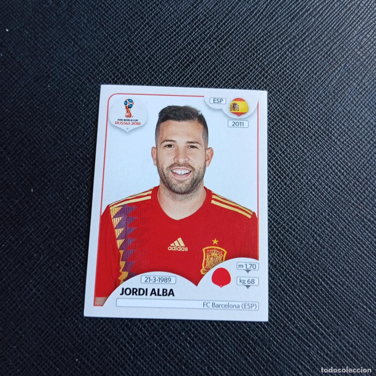 Cartes &agrave; collectionner de Football: 135 JORDI ALBA ESPA&Ntilde;A PANINI MUNDIAL RUSIA 2018 CROMO FUTBOL 18 - SIN PEGAR - /CJ2 .