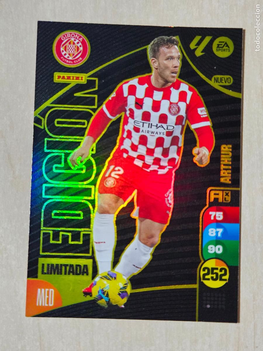 Cromos de f&uacute;tbol: FICHA ARTHUR - ADRENALYN 24 25 - PANINI 2024 - 25 - CROMO - EDICION LIMITADA