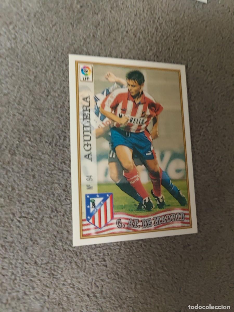 Cromos de f&uacute;tbol: 94. AGUILERA ATL&Eacute;TICO MADRID MUNDICROMO FICHAS 97 98 LIGA 1997 1998 CARD ABB