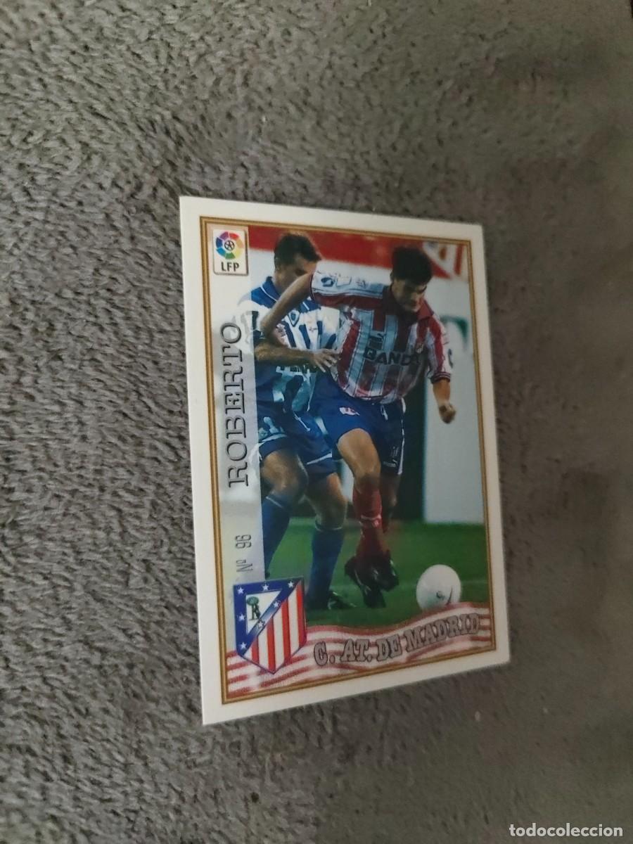 Cromos de f&uacute;tbol: 96. ROBERTO ATL&Eacute;TICO MADRID MUNDICROMO FICHAS 97 98 LIGA 1997 1998 CARD ABB
