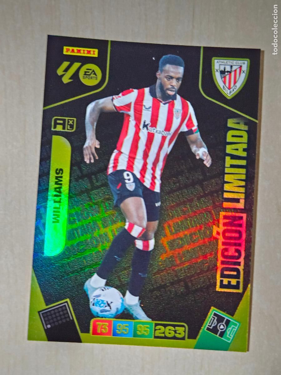 Cromos de f&uacute;tbol: FICHA WILLIAMS - ADRENALYN 25 26 - PANINI 2025 - 26 - CROMO - EDICION LIMITADA