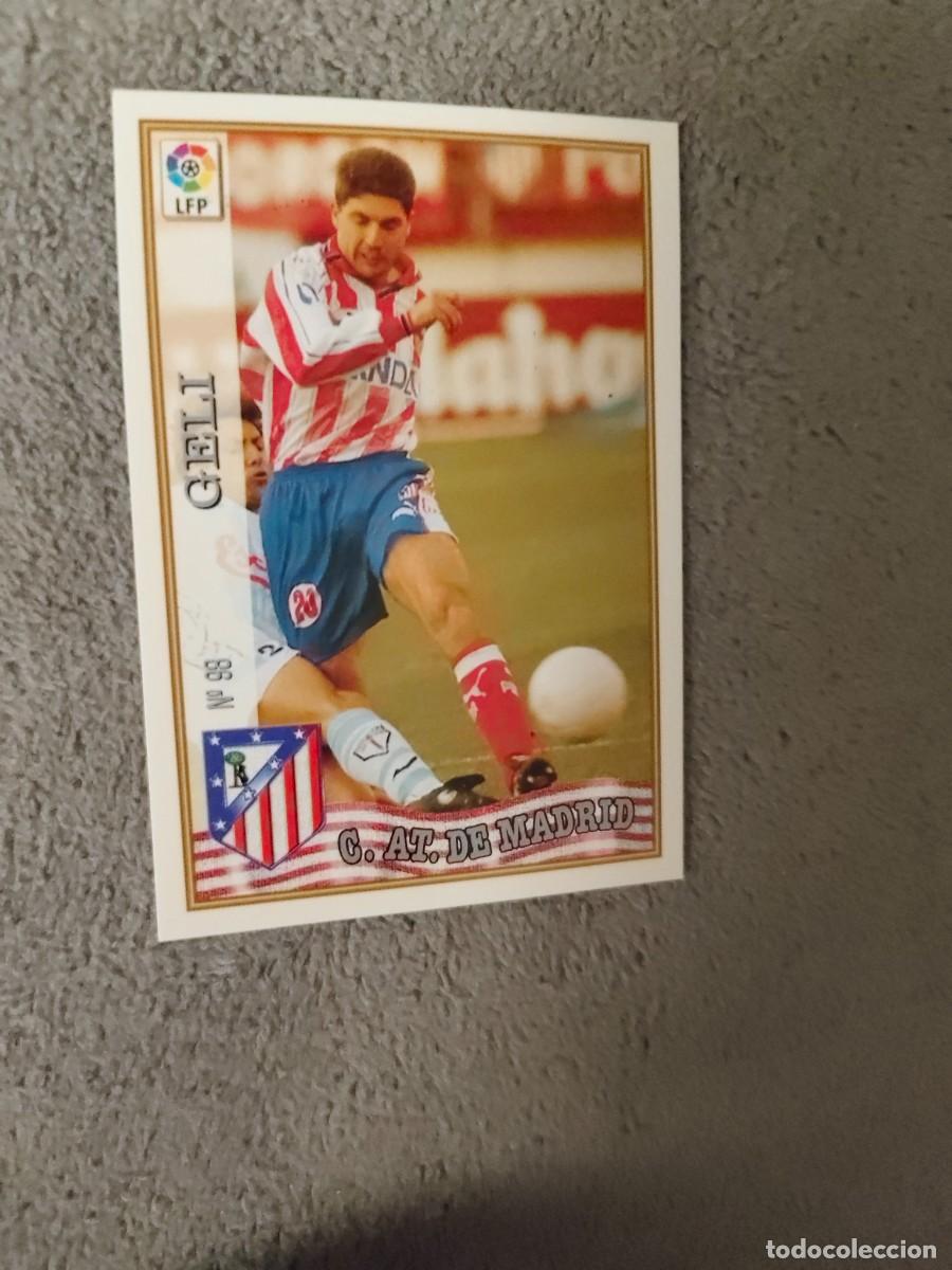 Cromos de f&uacute;tbol: 98. GELI ATL&Eacute;TICO MADRID MUNDICROMO FICHAS 97 98 LIGA 1997 1998 CARD ABB