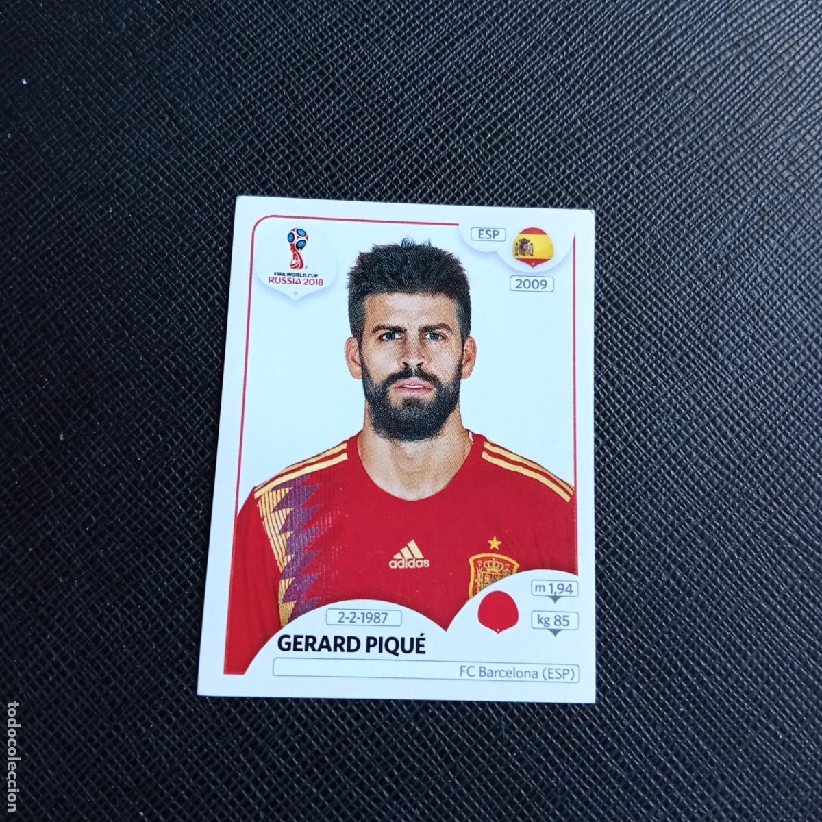 Cromos de f&uacute;tbol: 138 PIQUE ESPA&Ntilde;A PANINI MUNDIAL RUSIA 2018 CROMO FUTBOL 18 - SIN PEGAR - /CJ2