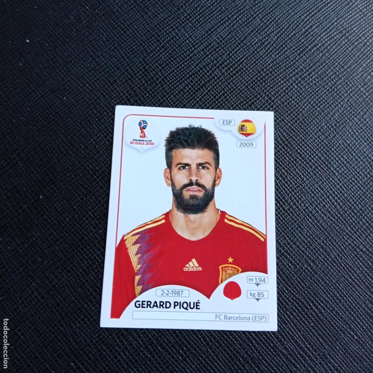 Cromos de f&uacute;tbol: 138 PIQUE ESPA&Ntilde;A PANINI MUNDIAL RUSIA 2018 CROMO FUTBOL 18 - SIN PEGAR - /CJ2