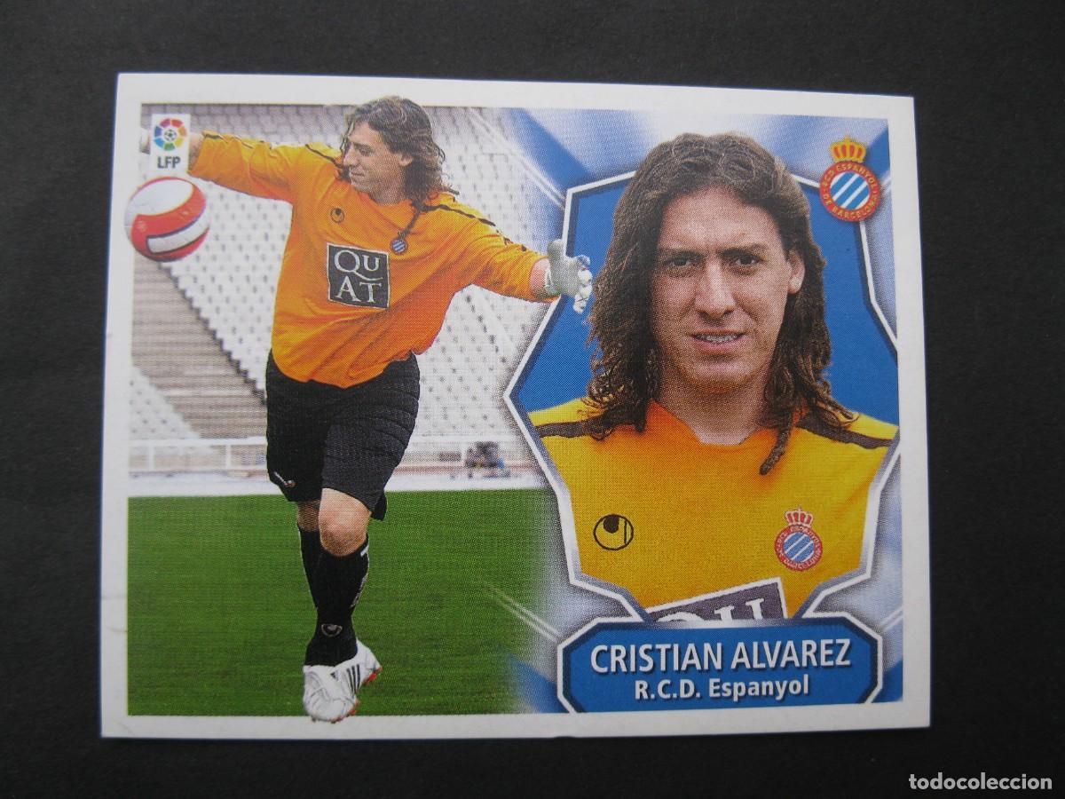 Cromos de f&uacute;tbol: C. ALVAREZ (R.C.D. ESPANYOL) - CAMPEONATO DE LIGA 08/09 - EDICIONES ESTE - NUNCA PEGADO - 2006-07