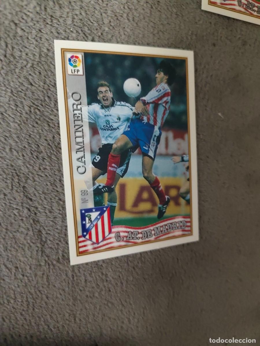Cromos de f&uacute;tbol: 99. CAMINERO ATL&Eacute;TICO MADRID MUNDICROMO FICHAS 97 98 LIGA 1997 1998 CARD ABB