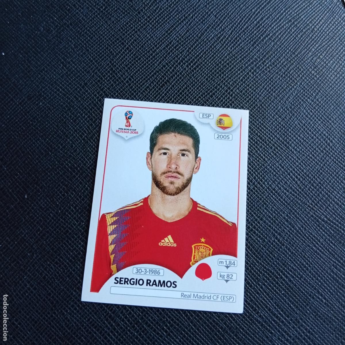 Cromos de f&uacute;tbol: 139 SEGIO RAMOS ESPA&Ntilde;A PANINI MUNDIAL RUSIA 2018 CROMO FUTBOL 18 - SIN PEGAR - /CJ2