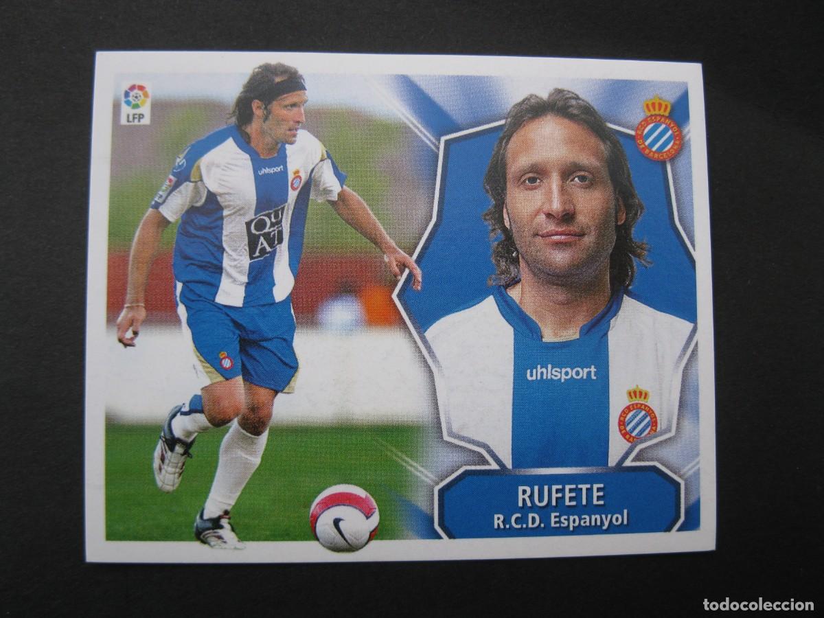 Cromos de f&uacute;tbol: RUFETE (R.C.D. ESPANYOL) - CAMPEONATO DE LIGA 08/09 - EDICIONES ESTE - NUNCA PEGADO - 2006-07