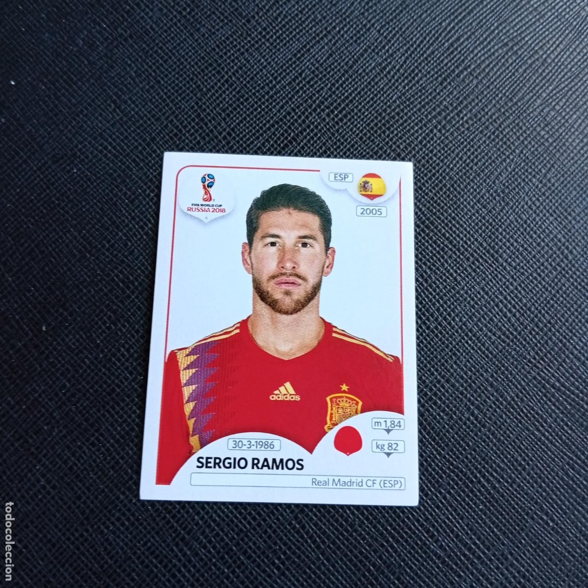 Cromos de f&uacute;tbol: 139 SEGIO RAMOS ESPA&Ntilde;A PANINI MUNDIAL RUSIA 2018 CROMO FUTBOL 18 - SIN PEGAR - /CJ2 .