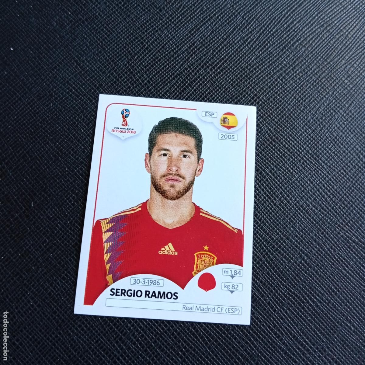 Cromos de f&uacute;tbol: 139 SEGIO RAMOS ESPA&Ntilde;A PANINI MUNDIAL RUSIA 2018 CROMO FUTBOL 18 - SIN PEGAR - /CJ2 .
