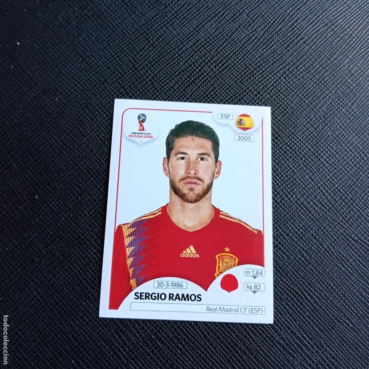 Cromos de f&uacute;tbol: 139 SEGIO RAMOS ESPA&Ntilde;A PANINI MUNDIAL RUSIA 2018 CROMO FUTBOL 18 - SIN PEGAR - /CJ2 ..