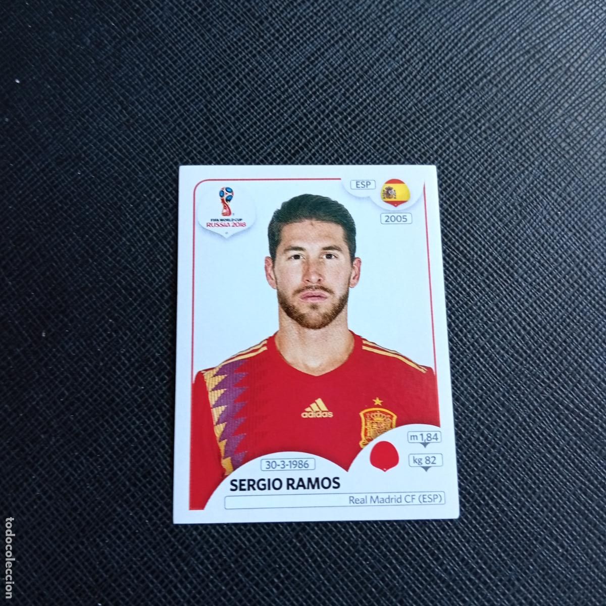 Cromos de f&uacute;tbol: 139 SEGIO RAMOS ESPA&Ntilde;A PANINI MUNDIAL RUSIA 2018 CROMO FUTBOL 18 - SIN PEGAR - /CJ2 ..