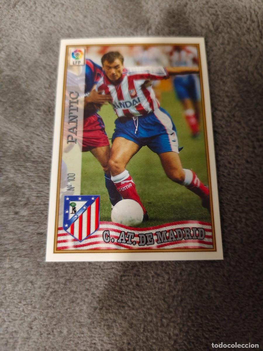 Cromos de f&uacute;tbol: 100. PANTIC ATL&Eacute;TICO MADRID MUNDICROMO FICHAS 97 98 LIGA 1997 1998 CARD ABB