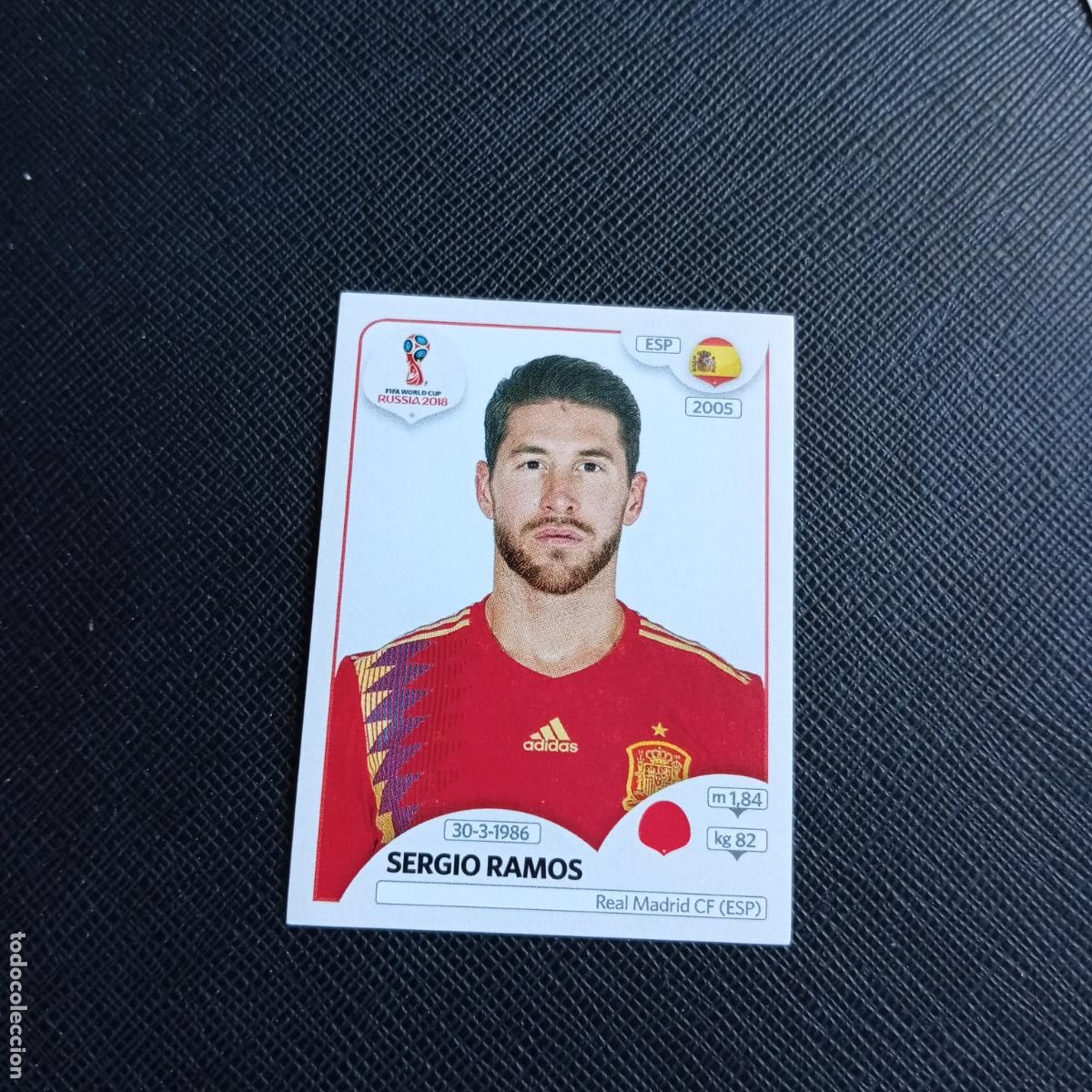 Cromos de f&uacute;tbol: 139 SEGIO RAMOS ESPA&Ntilde;A PANINI MUNDIAL RUSIA 2018 CROMO FUTBOL 18 - SIN PEGAR - /CJ2 ..