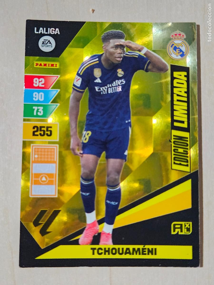Cromos de f&uacute;tbol: FICHA TCHOUAMENI - ADRENALYN 23 24 - PANINI 2023 - 24 - CROMO - EDICION LIMITADA