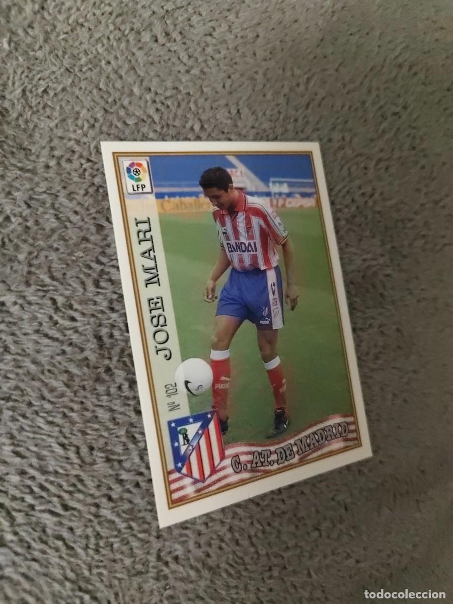 Cromos de f&uacute;tbol: 102. JOS&Eacute; MARI ATL&Eacute;TICO MADRID MUNDICROMO FICHAS 97 98 LIGA 1997 1998 CARD ABB