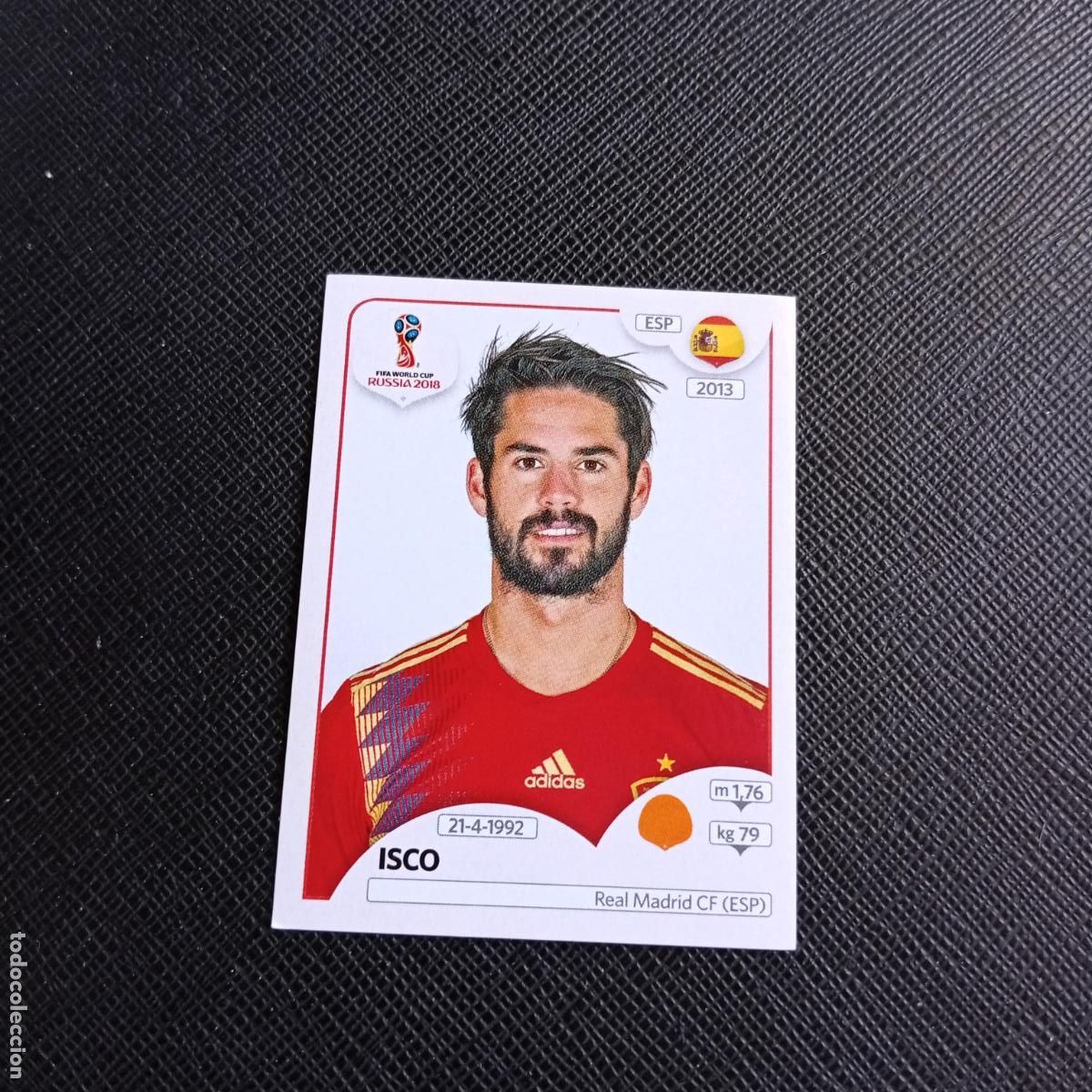 Cromos de f&uacute;tbol: 143 ISCO ESPA&Ntilde;A PANINI MUNDIAL RUSIA 2018 CROMO FUTBOL 18 - SIN PEGAR - /CJ2