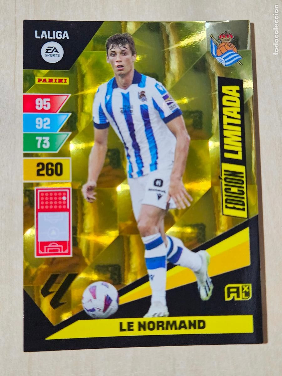 Cromos de f&uacute;tbol: FICHA LE NORMAND - ADRENALYN 23 24 - PANINI 2023 - 24 - CROMO - EDICION LIMITADA