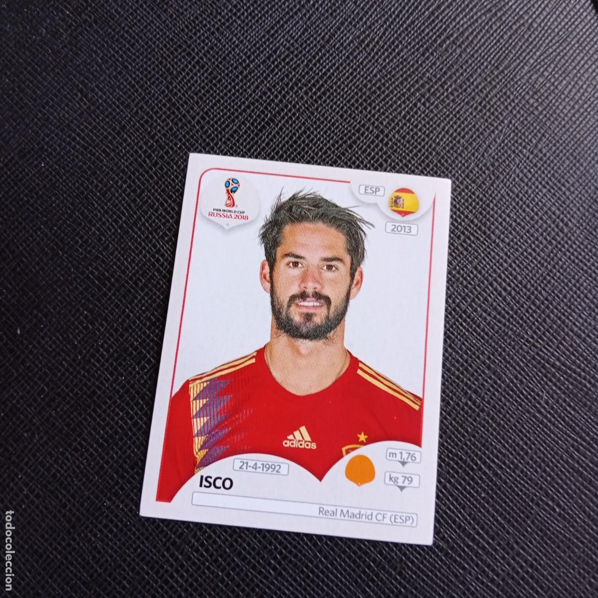 Cromos de f&uacute;tbol: 143 ISCO ESPA&Ntilde;A PANINI MUNDIAL RUSIA 2018 CROMO FUTBOL 18 - SIN PEGAR - /CJ2
