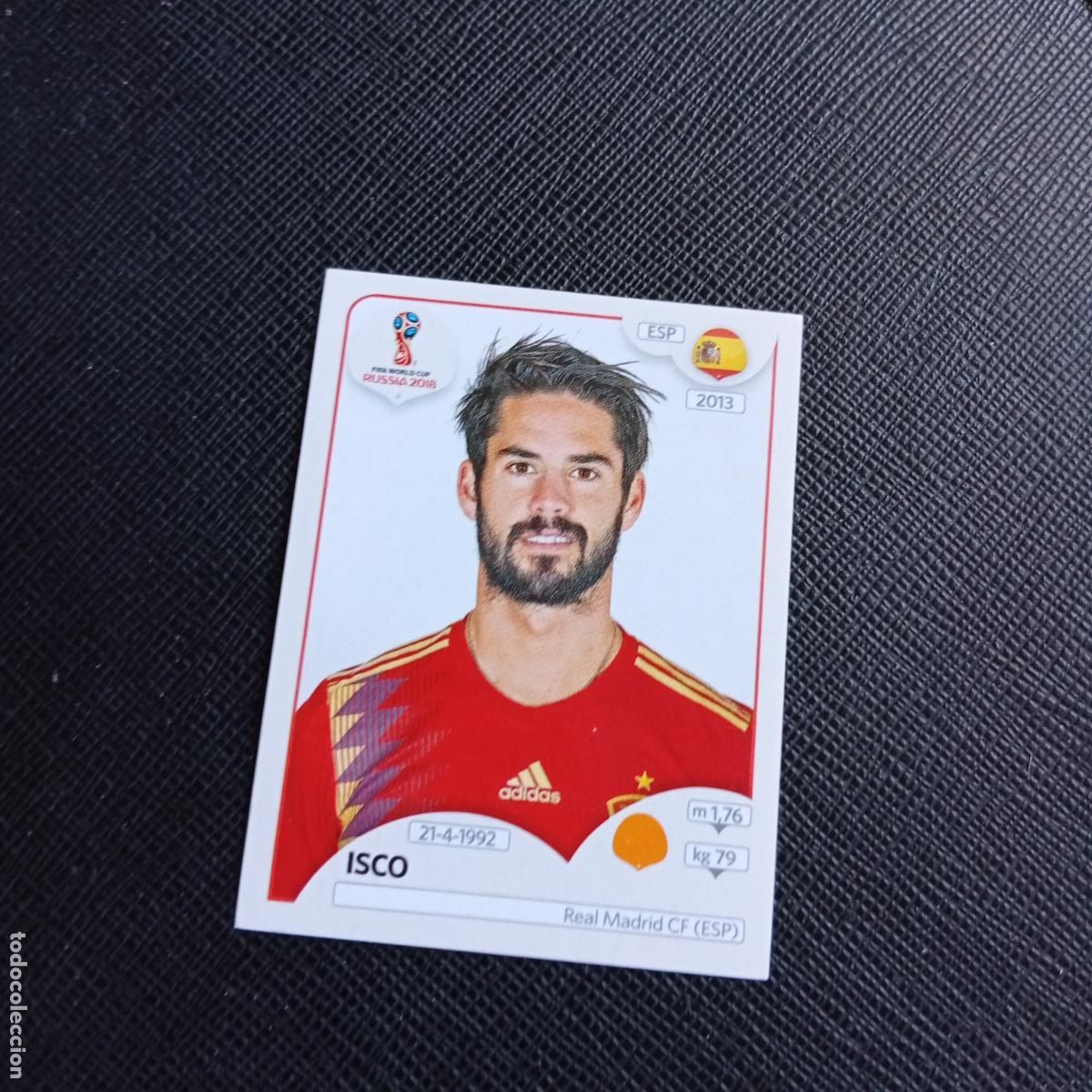 Cromos de f&uacute;tbol: 143 ISCO ESPA&Ntilde;A PANINI MUNDIAL RUSIA 2018 CROMO FUTBOL 18 - SIN PEGAR - /CJ2 .