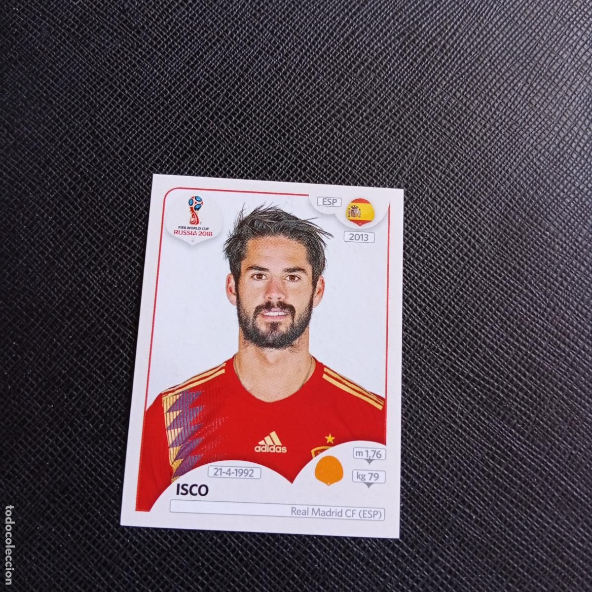 Cromos de f&uacute;tbol: 143 ISCO ESPA&Ntilde;A PANINI MUNDIAL RUSIA 2018 CROMO FUTBOL 18 - SIN PEGAR - /CJ2 .