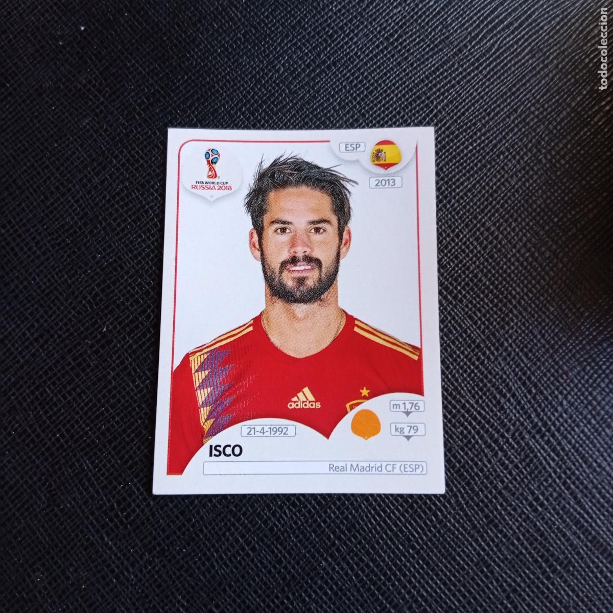 Cromos de f&uacute;tbol: 143 ISCO ESPA&Ntilde;A PANINI MUNDIAL RUSIA 2018 CROMO FUTBOL 18 - SIN PEGAR - /CJ2 ..