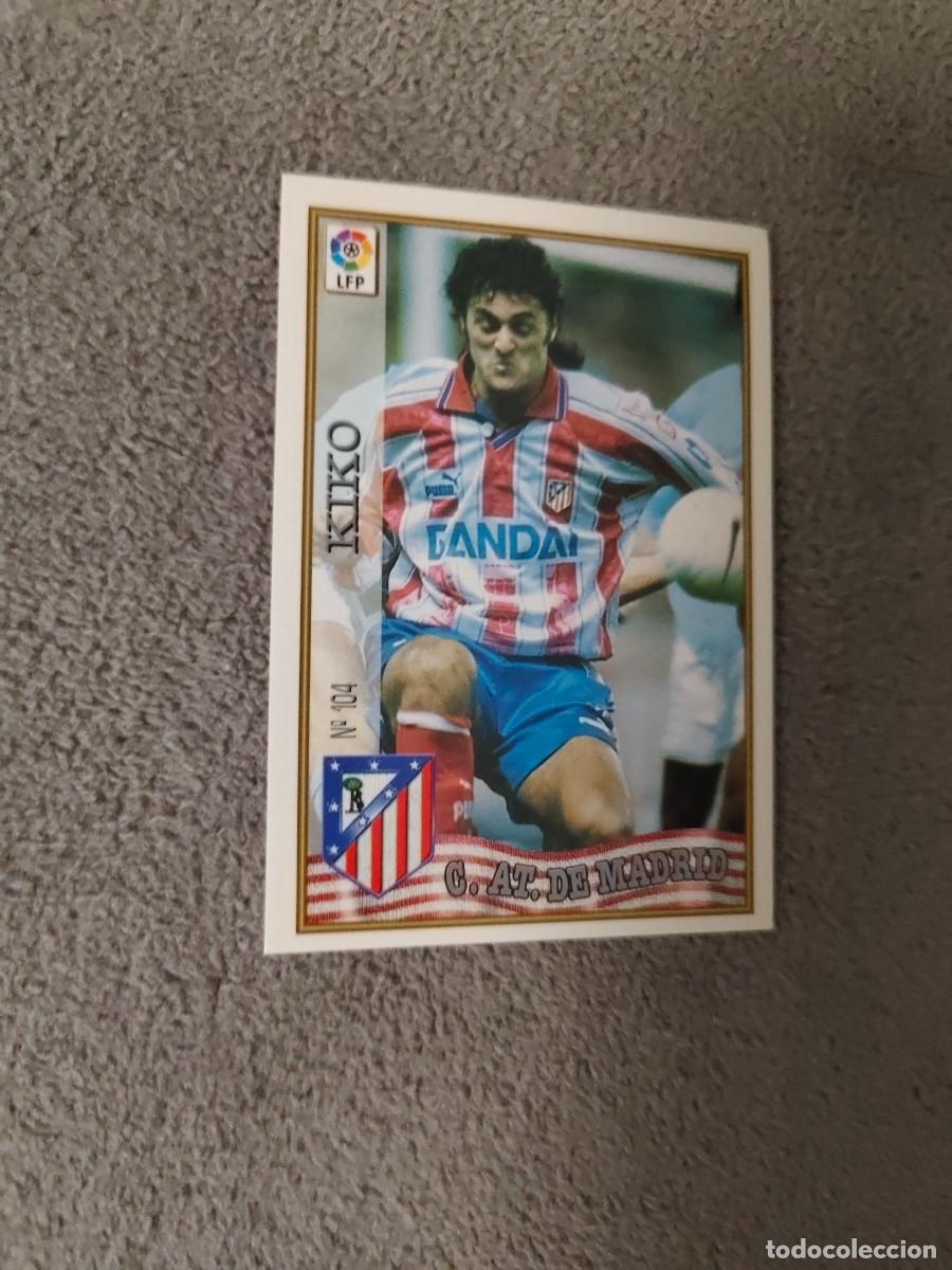Cromos de f&uacute;tbol: 104. KIKO ATL&Eacute;TICO MADRID MUNDICROMO FICHAS 97 98 LIGA 1997 1998 CARD ABB