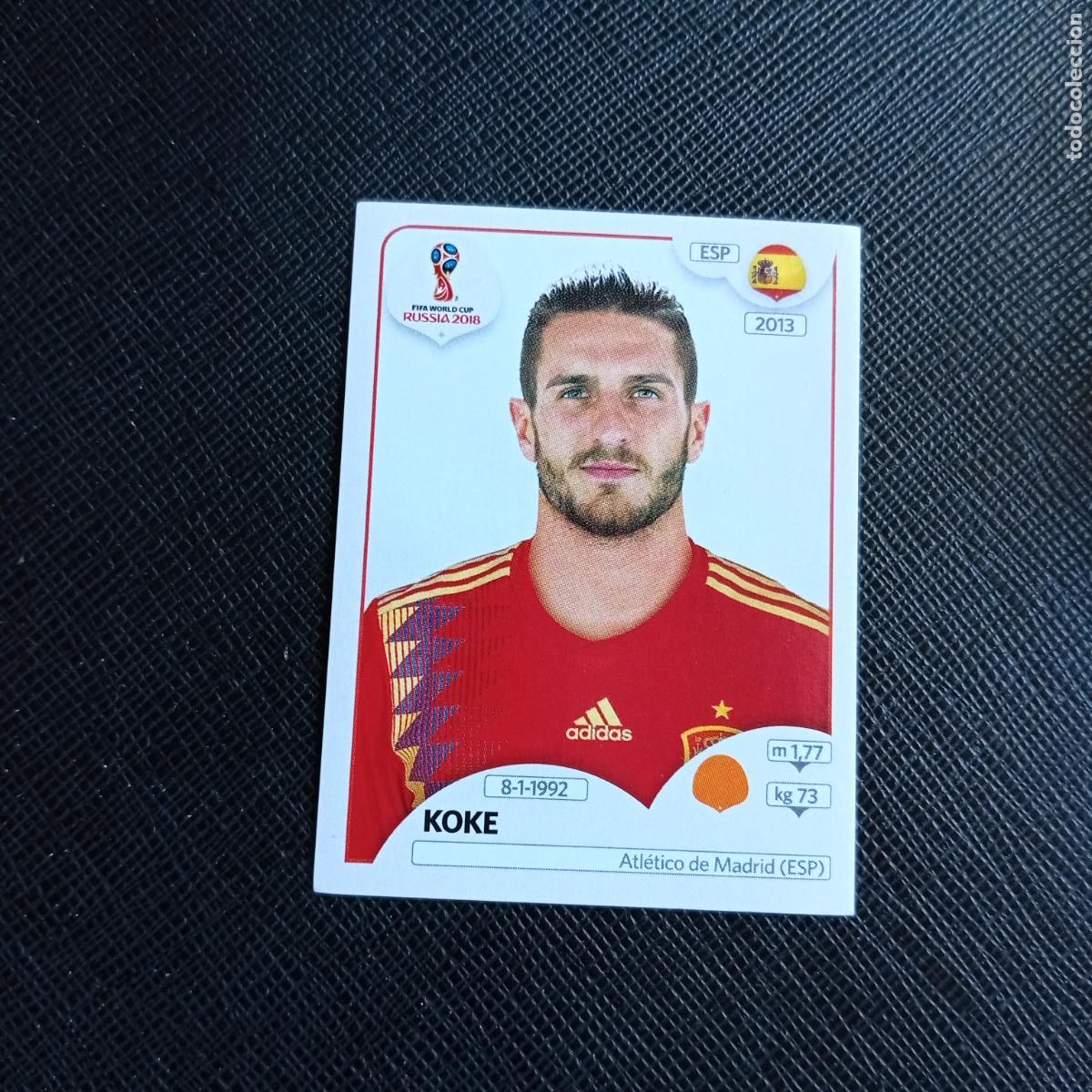 Cromos de f&uacute;tbol: 144 KOKE ESPA&Ntilde;A PANINI MUNDIAL RUSIA 2018 CROMO FUTBOL 18 - SIN PEGAR - /CJ2 .
