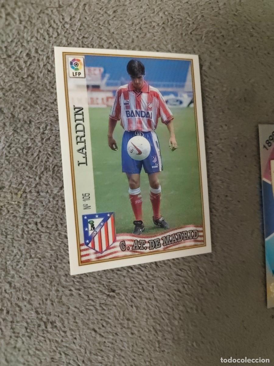 Cromos de f&uacute;tbol: 105. LARD&Iacute;N ATL&Eacute;TICO MADRID MUNDICROMO FICHAS 97 98 LIGA 1997 1998 CARD ABB