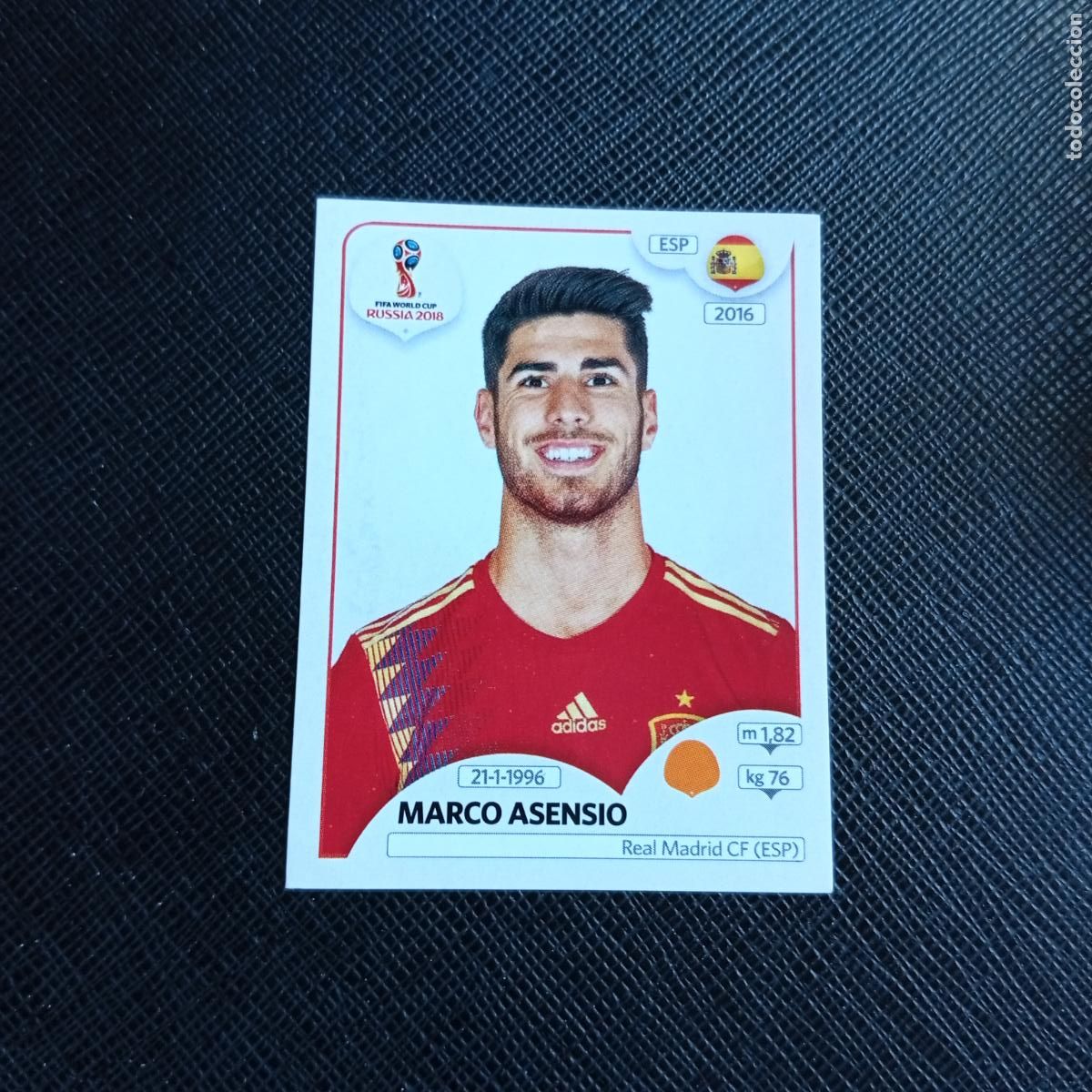 Cromos de f&uacute;tbol: 145 MARCO ASENSIO ESPA&Ntilde;A PANINI MUNDIAL RUSIA 2018 CROMO FUTBOL 18 - SIN PEGAR - /CJ2