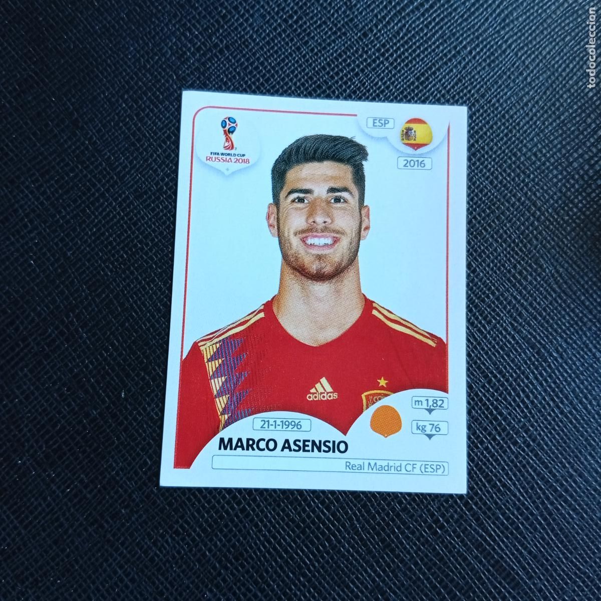 Cromos de f&uacute;tbol: 145 MARCO ASENSIO ESPA&Ntilde;A PANINI MUNDIAL RUSIA 2018 CROMO FUTBOL 18 - SIN PEGAR - /CJ2