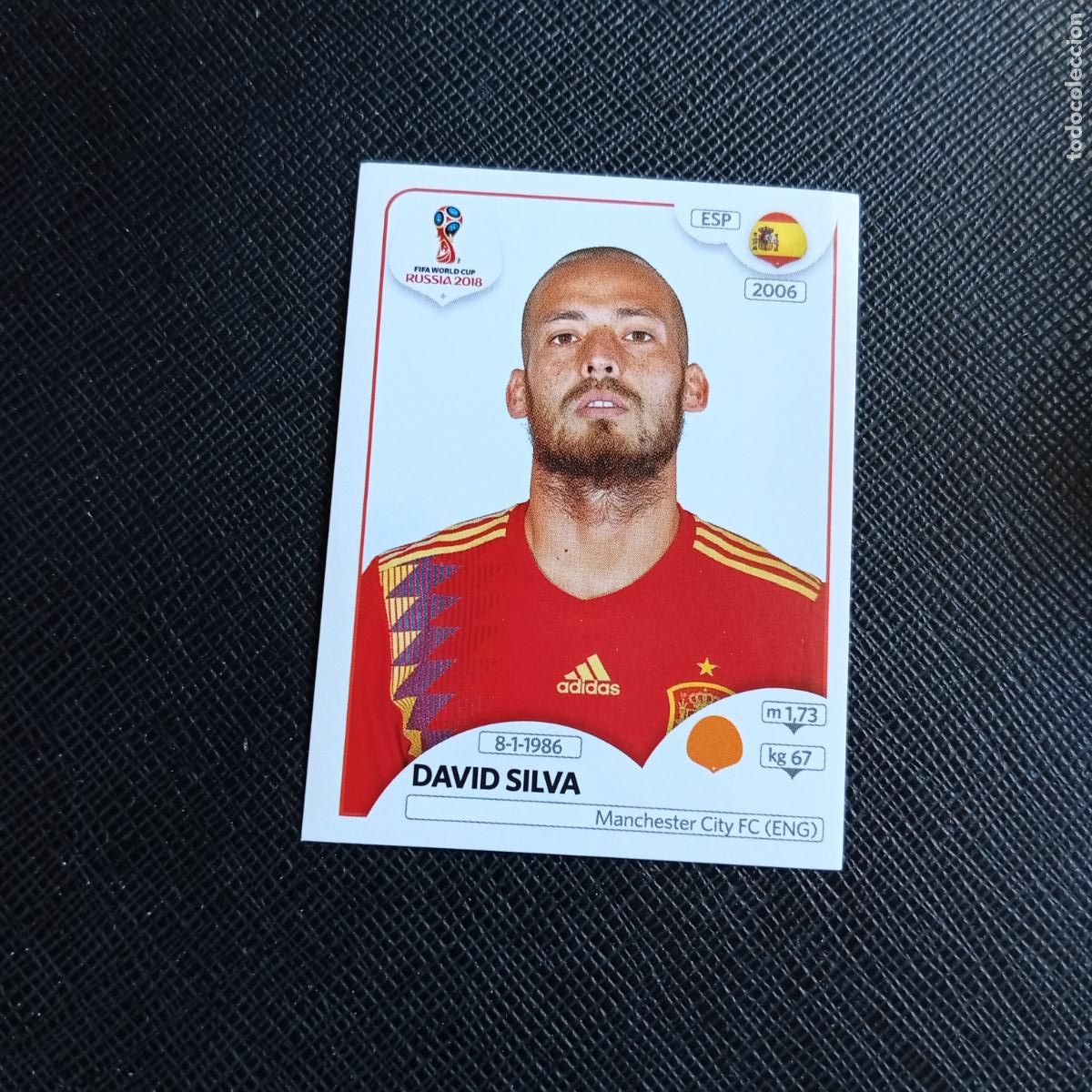 Cromos de f&uacute;tbol: 147 DAVID SILVA ESPA&Ntilde;A PANINI MUNDIAL RUSIA 2018 CROMO FUTBOL 18 - SIN PEGAR - /CJ2