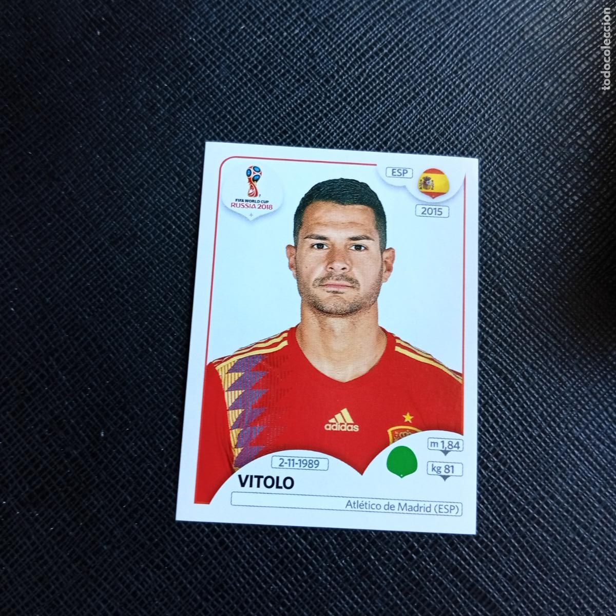 Cromos de Futebol: 150 VITOLO ESPA&Ntilde;A PANINI MUNDIAL RUSIA 2018 CROMO FUTBOL 18 - SIN PEGAR - /CJ2 .