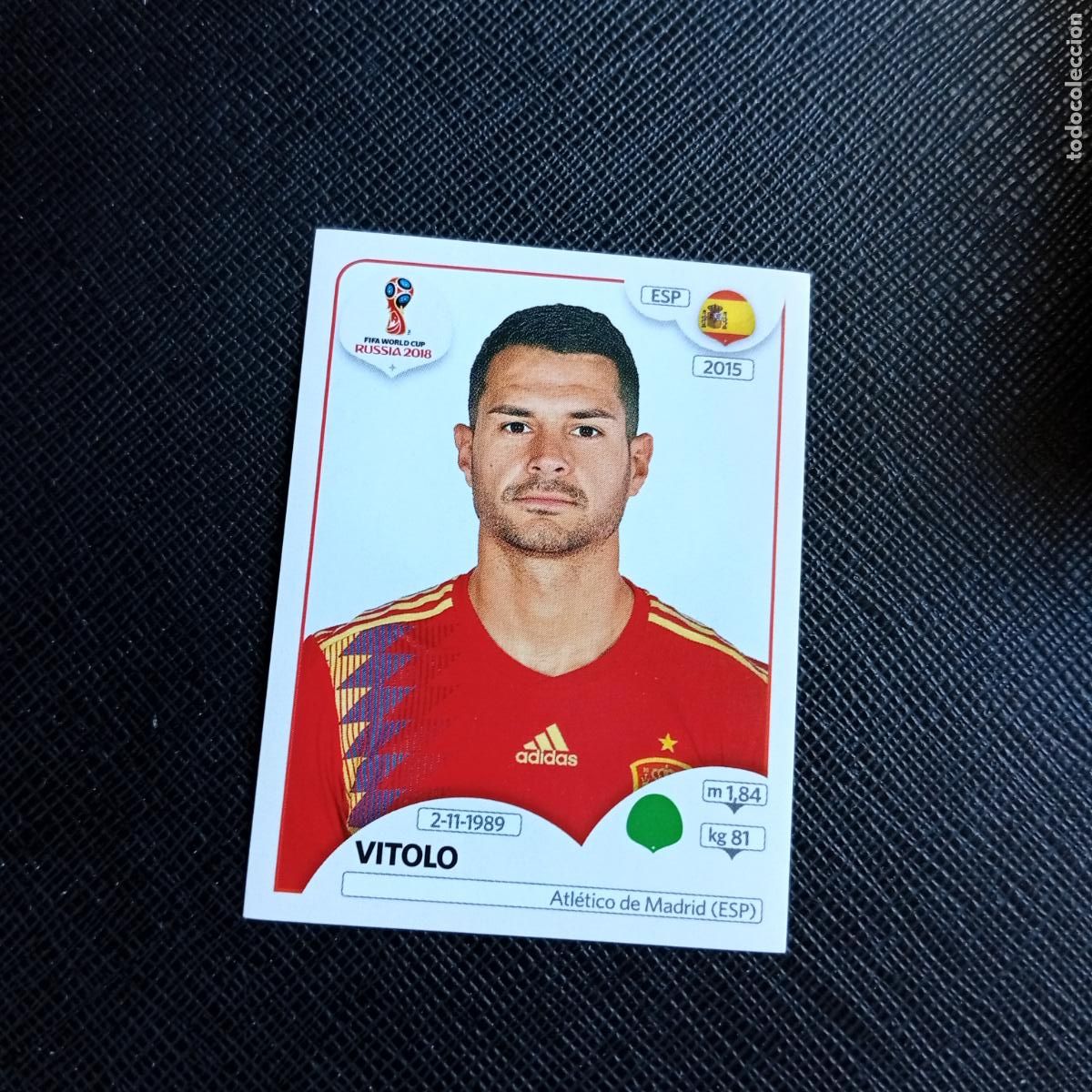 Cromos de Futebol: 150 VITOLO ESPA&Ntilde;A PANINI MUNDIAL RUSIA 2018 CROMO FUTBOL 18 - SIN PEGAR - /CJ2 .