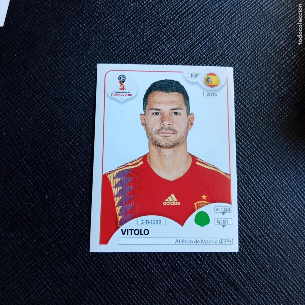 Cromos de Futebol: 150 VITOLO ESPA&Ntilde;A PANINI MUNDIAL RUSIA 2018 CROMO FUTBOL 18 - SIN PEGAR - /CJ2 ..