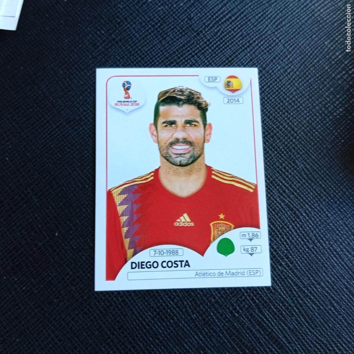 Cromos de Futebol: 151 DIEGO COSTA ESPA&Ntilde;A PANINI MUNDIAL RUSIA 2018 CROMO FUTBOL 18 - SIN PEGAR - /CJ2
