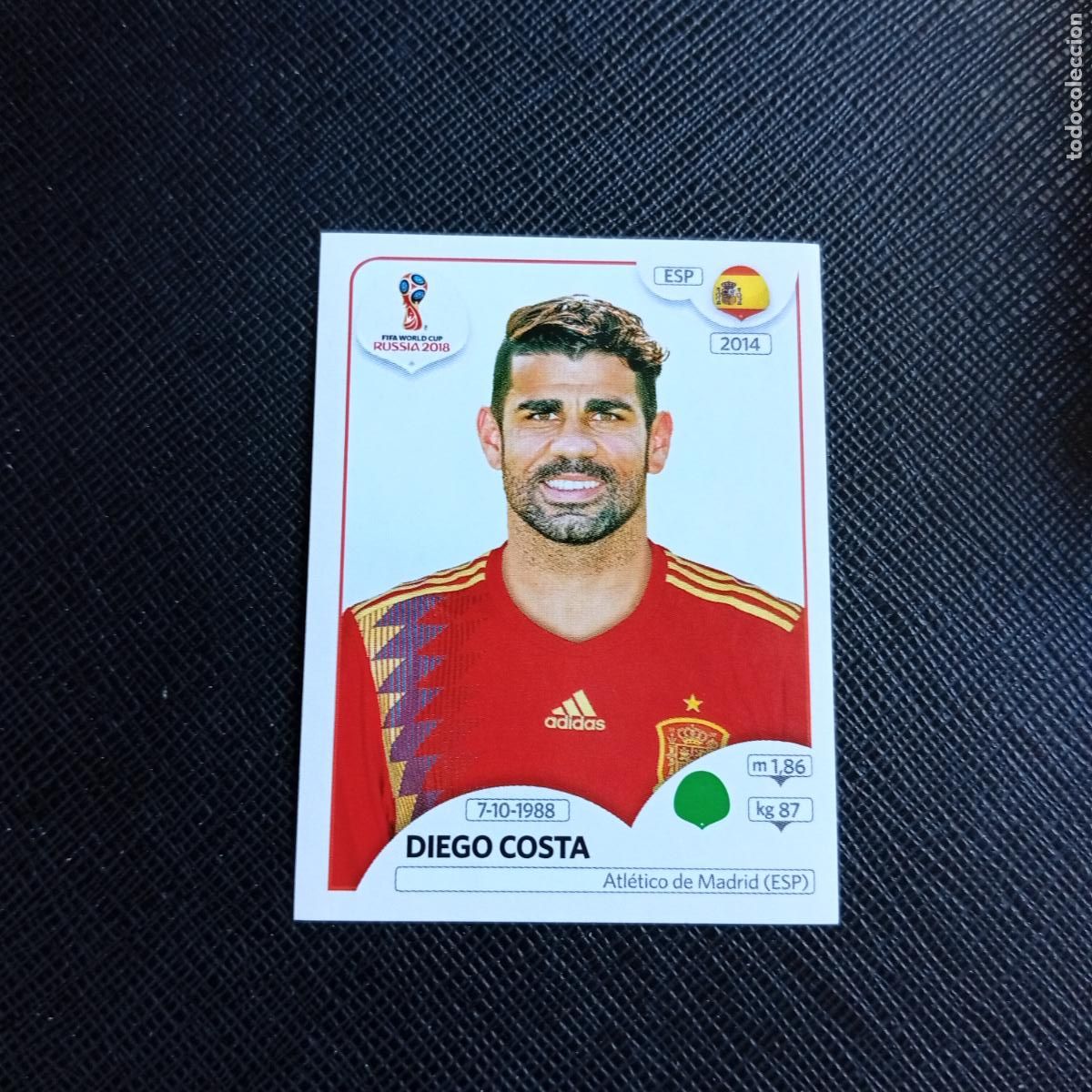 Cromos de Futebol: 151 DIEGO COSTA ESPA&Ntilde;A PANINI MUNDIAL RUSIA 2018 CROMO FUTBOL 18 - SIN PEGAR - /CJ2