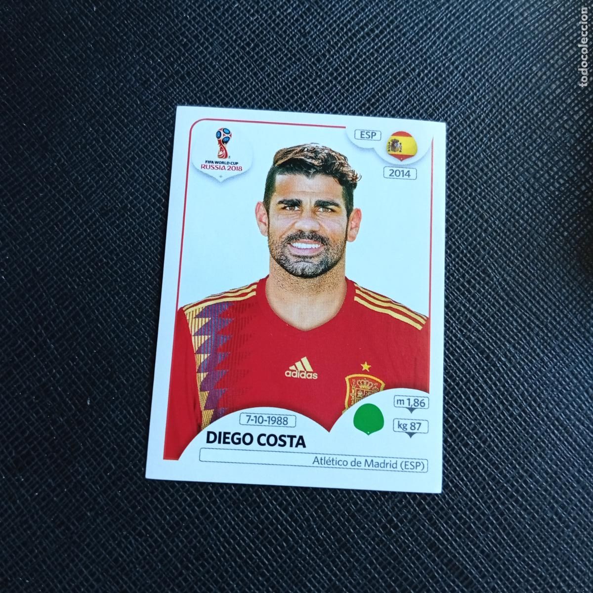 Cromos de Futebol: 151 DIEGO COSTA ESPA&Ntilde;A PANINI MUNDIAL RUSIA 2018 CROMO FUTBOL 18 - SIN PEGAR - /CJ2 .