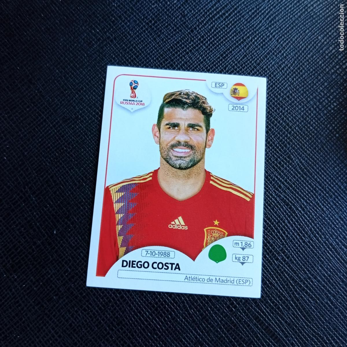 Cromos de Futebol: 151 DIEGO COSTA ESPA&Ntilde;A PANINI MUNDIAL RUSIA 2018 CROMO FUTBOL 18 - SIN PEGAR - /CJ2 .
