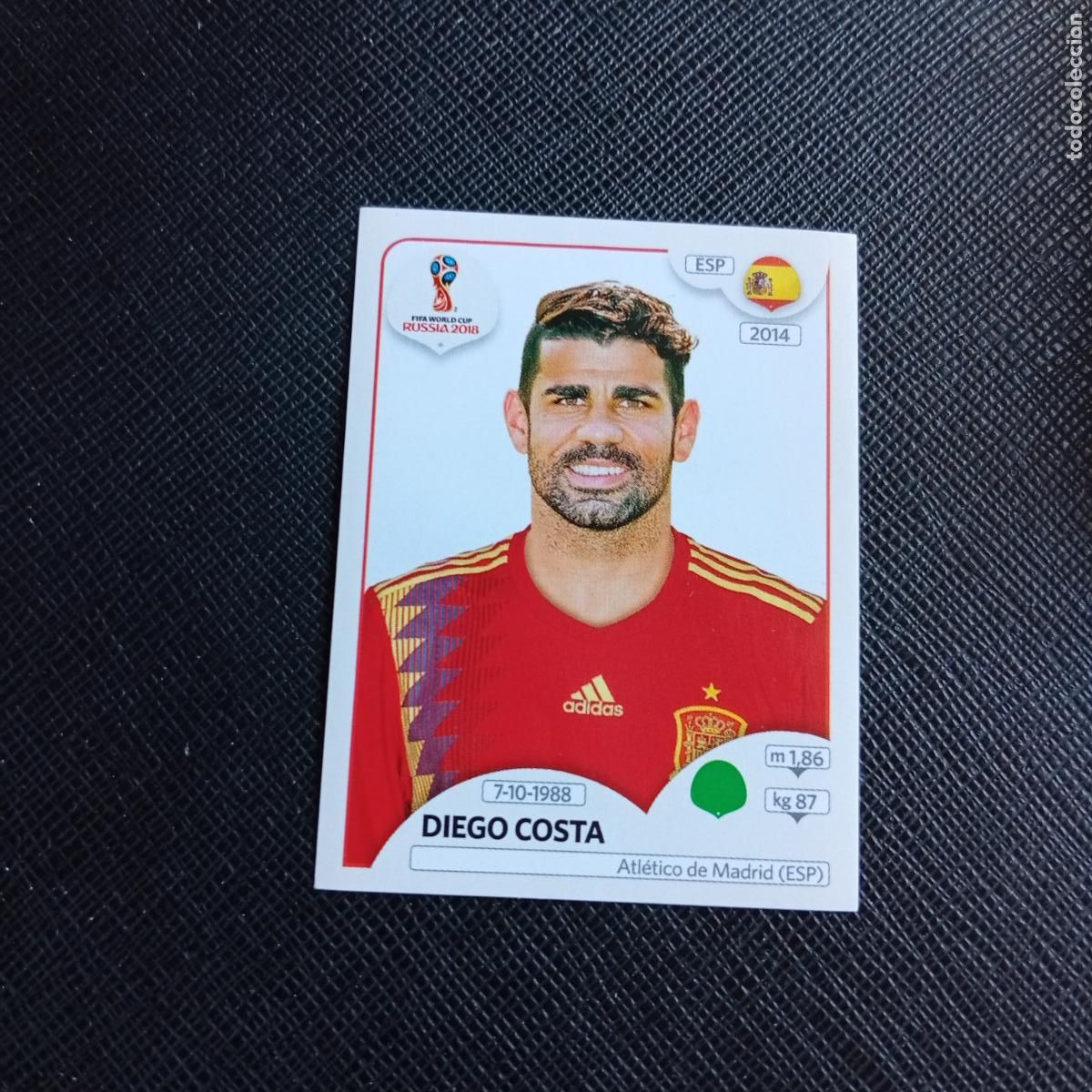 Cromos de Futebol: 151 DIEGO COSTA ESPA&Ntilde;A PANINI MUNDIAL RUSIA 2018 CROMO FUTBOL 18 - SIN PEGAR - /CJ2 ..