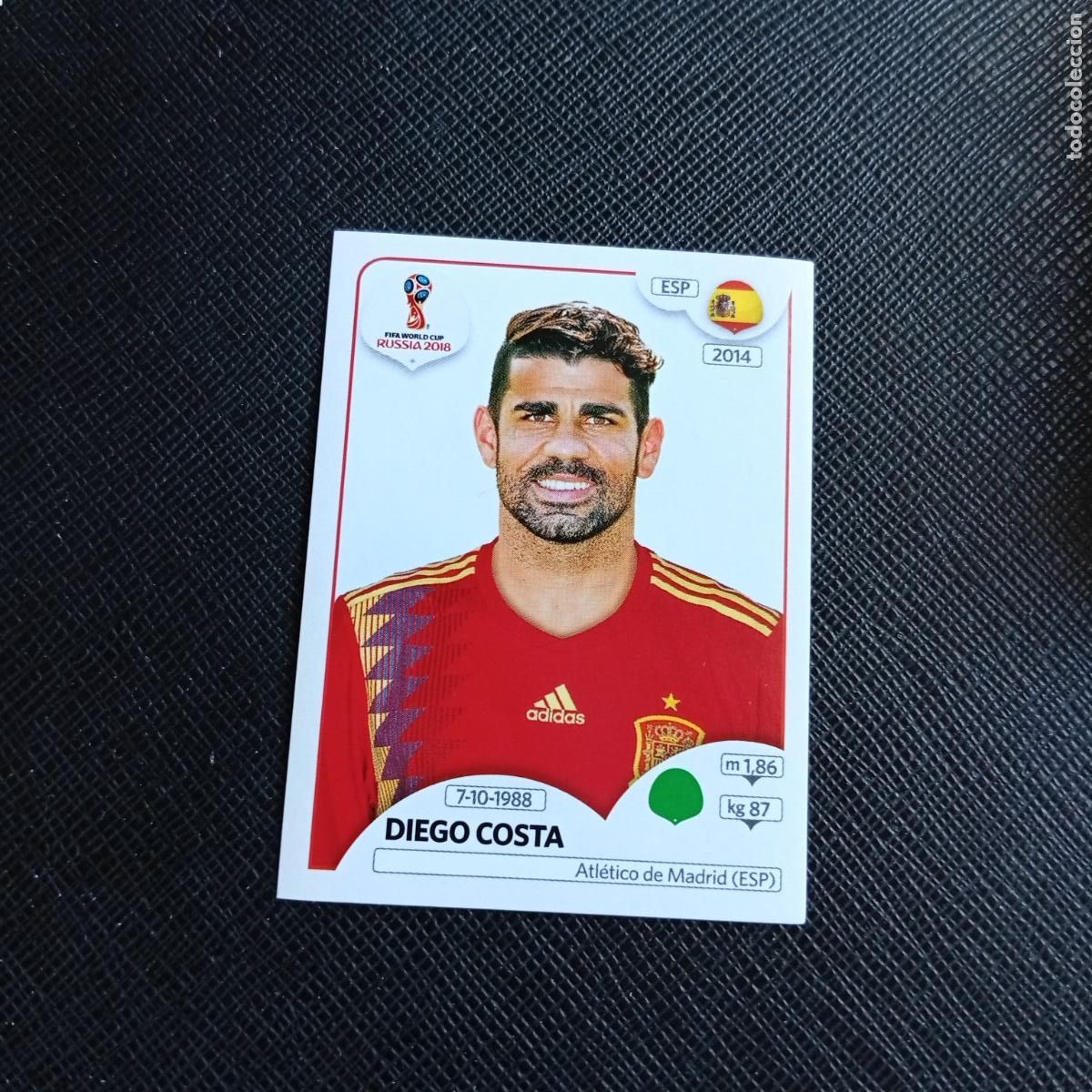 Cromos de Futebol: 151 DIEGO COSTA ESPA&Ntilde;A PANINI MUNDIAL RUSIA 2018 CROMO FUTBOL 18 - SIN PEGAR - /CJ2 ..