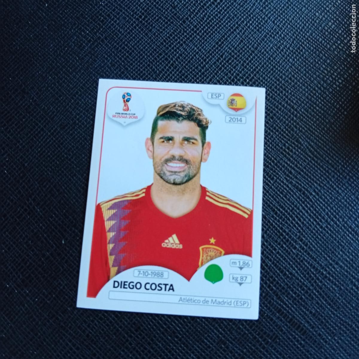 Cromos de Futebol: 151 DIEGO COSTA ESPA&Ntilde;A PANINI MUNDIAL RUSIA 2018 CROMO FUTBOL 18 - SIN PEGAR - /CJ2 ...