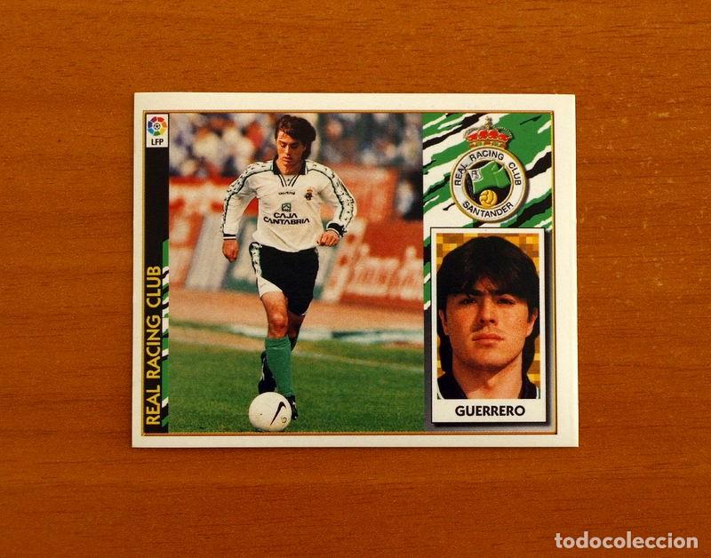 Cromos de Futebol: Racing de Santander - Guerrero - COLOCA - Ediciones Este Liga 1997-1998, 97-98 - Nunca pegado