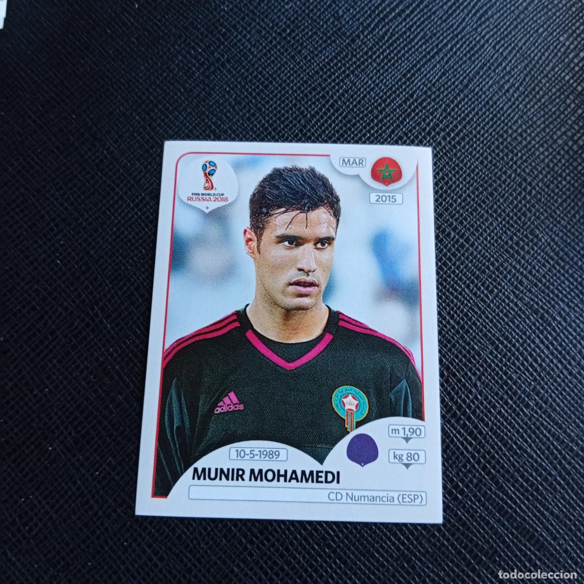 Cromos de Futebol: 154 MUNIR MOHANEDI MARRUECOS PANINI MUNDIAL RUSIA 2018 CROMO FUTBOL 18 - SIN PEGAR - /CJ2